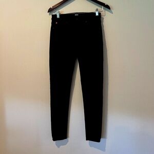 Hudson Black Nico Mid-rise Super Skinny Jean